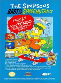 Advert for Simpsons - Bart Vs The Space Mutants, The on the Commodore Amiga.