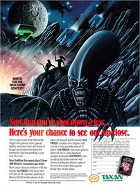 Advert for Star Soldier on the Sega SG-1000.