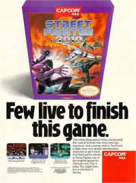 Advert for Street Fighter 2010: The Final Fight on the Nintendo NES.