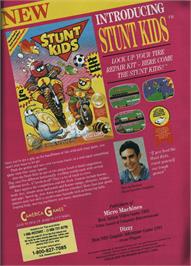 Advert for Stunt Kids on the Nintendo NES.