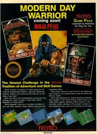 Advert for Tecmo Bowl on the Arcade.