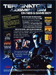Advert for Terminator 2 - Judgment Day on the Nintendo NES.