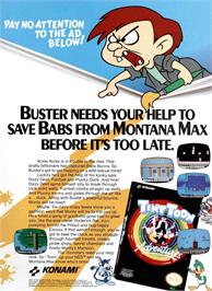 Advert for Tiny Toon Adventures on the Atari Jaguar.