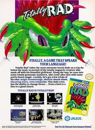 Advert for Totally Rad on the Nintendo NES.