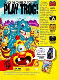 Advert for Trog on the Sinclair ZX Spectrum.