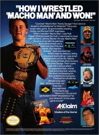 Advert for Wwf Wrestlemania on the Nintendo NES.