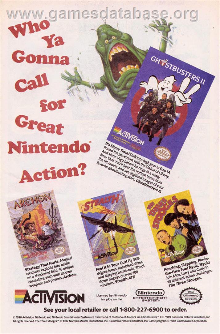 Archon: The Light and the Dark - Nintendo NES - Artwork - Advert