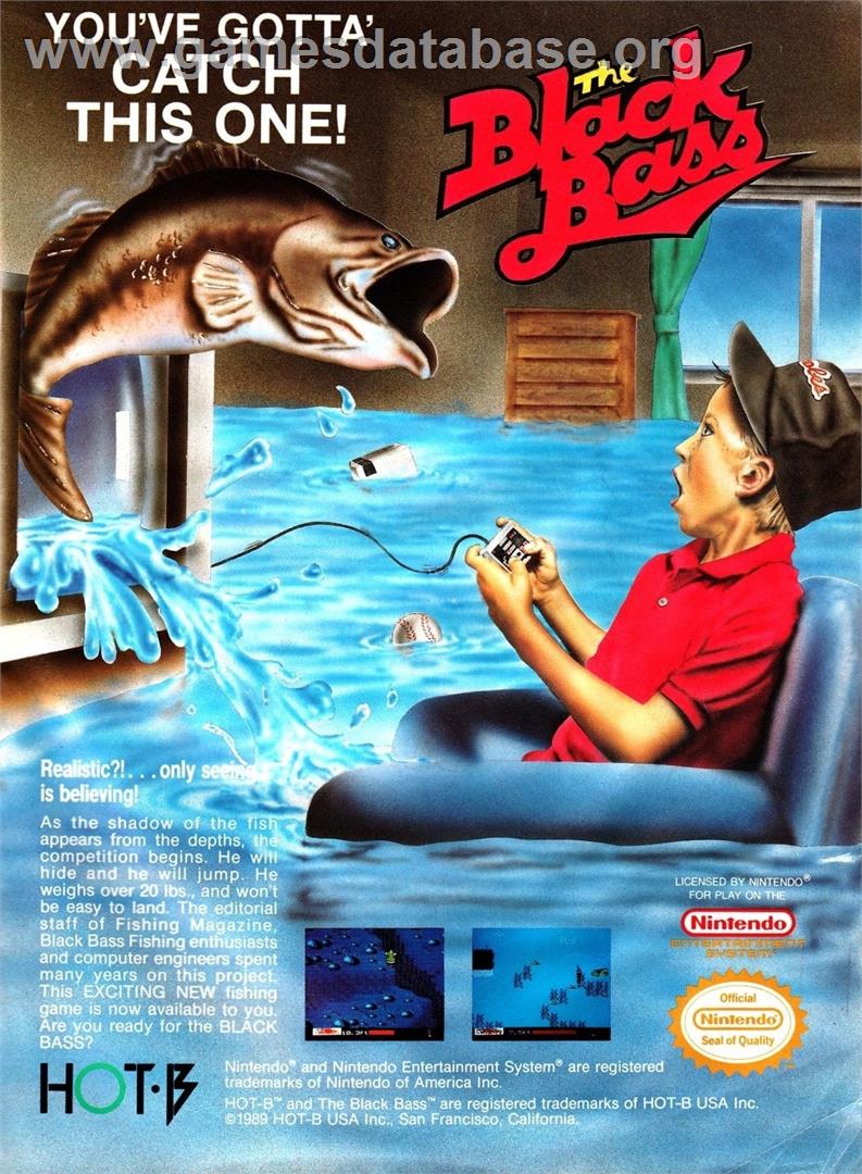 Black Bass, The - Nintendo NES - Artwork - Advert