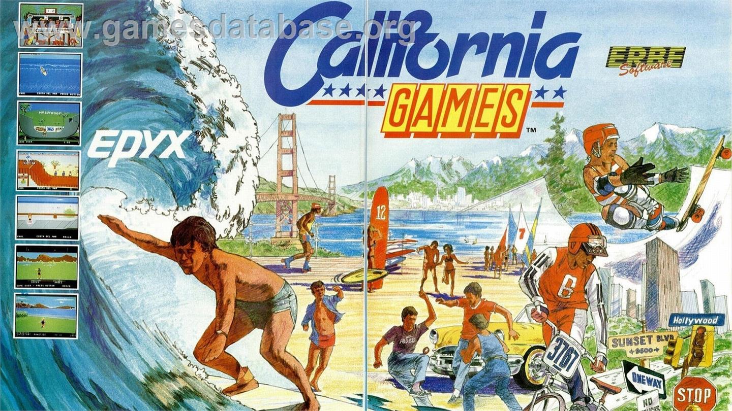 California Games - Nintendo NES - Artwork - Advert