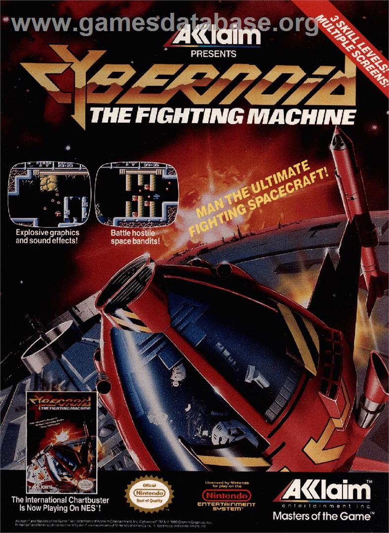 Cybernoid: The Fighting Machine - Nintendo NES - Artwork - Advert
