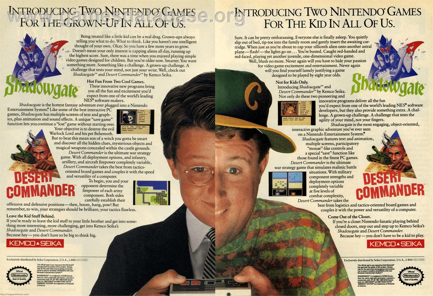 Desert Commander - Nintendo NES - Artwork - Advert
