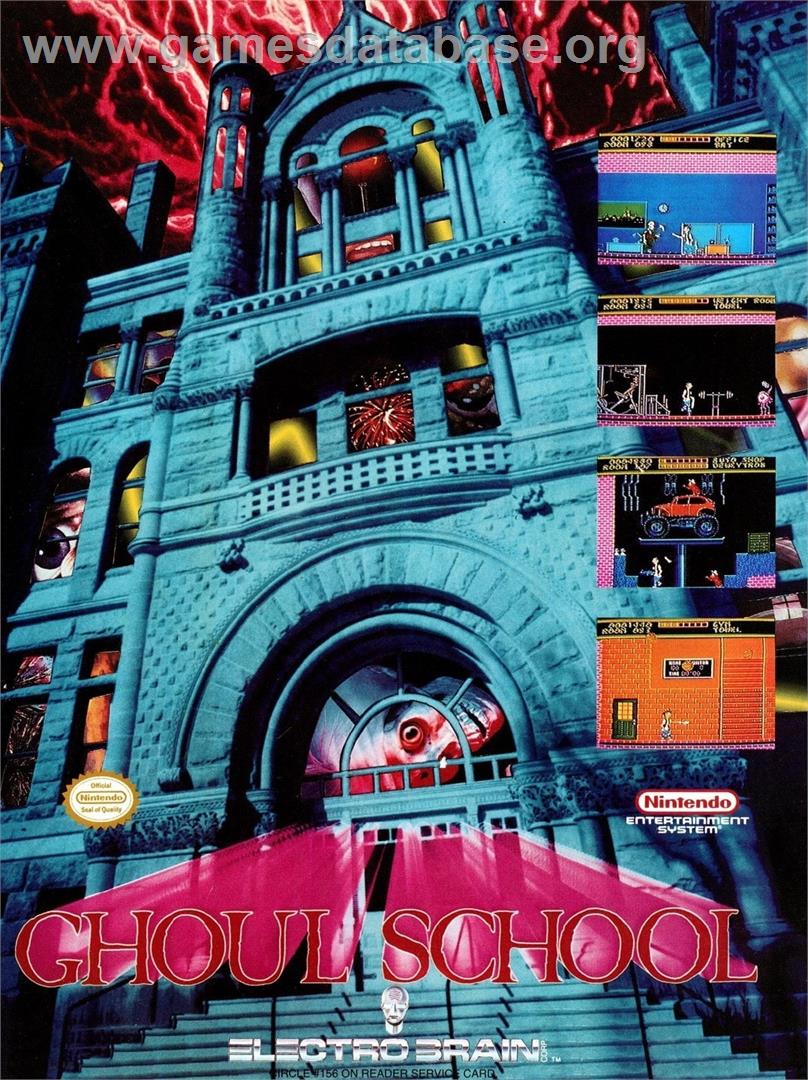Ghoul School - Nintendo NES - Artwork - Advert