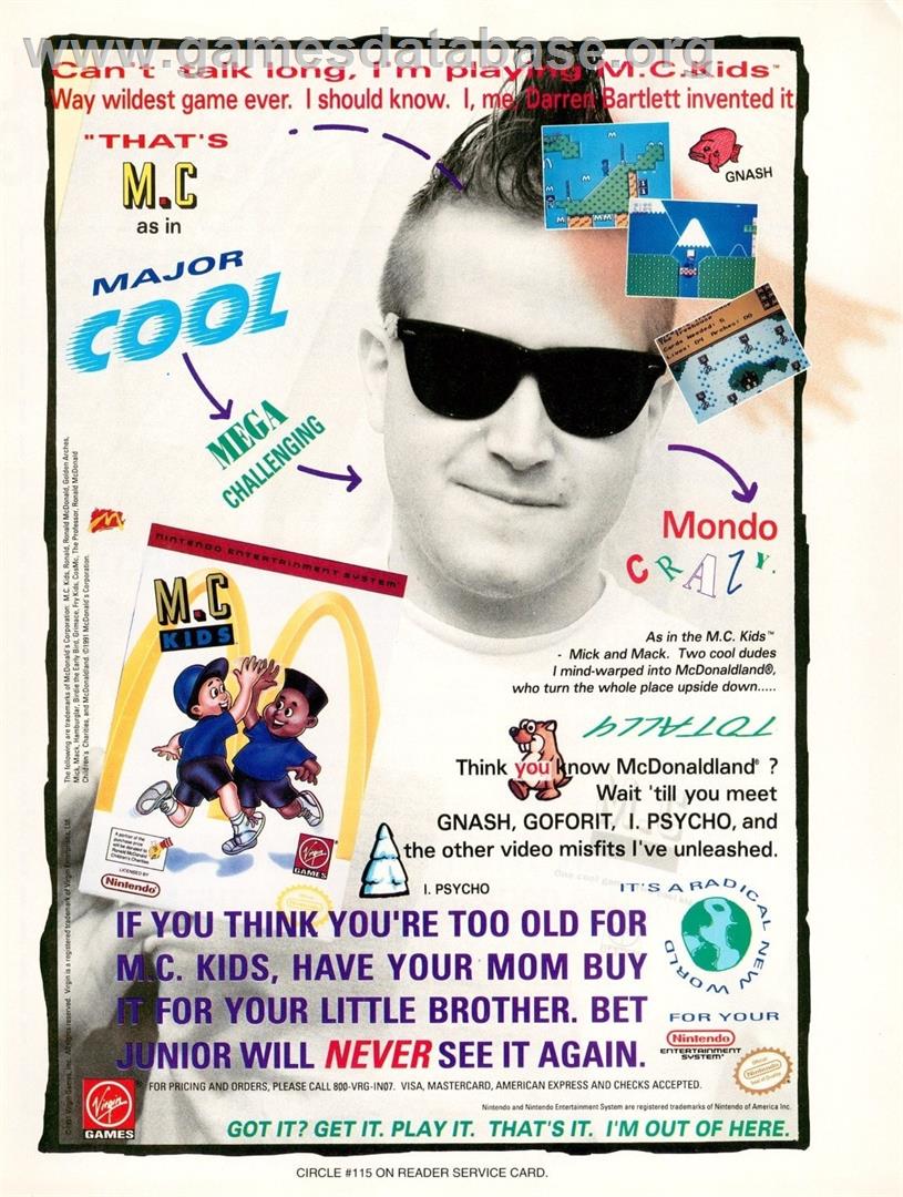 McDonaldland - Microsoft DOS - Artwork - Advert