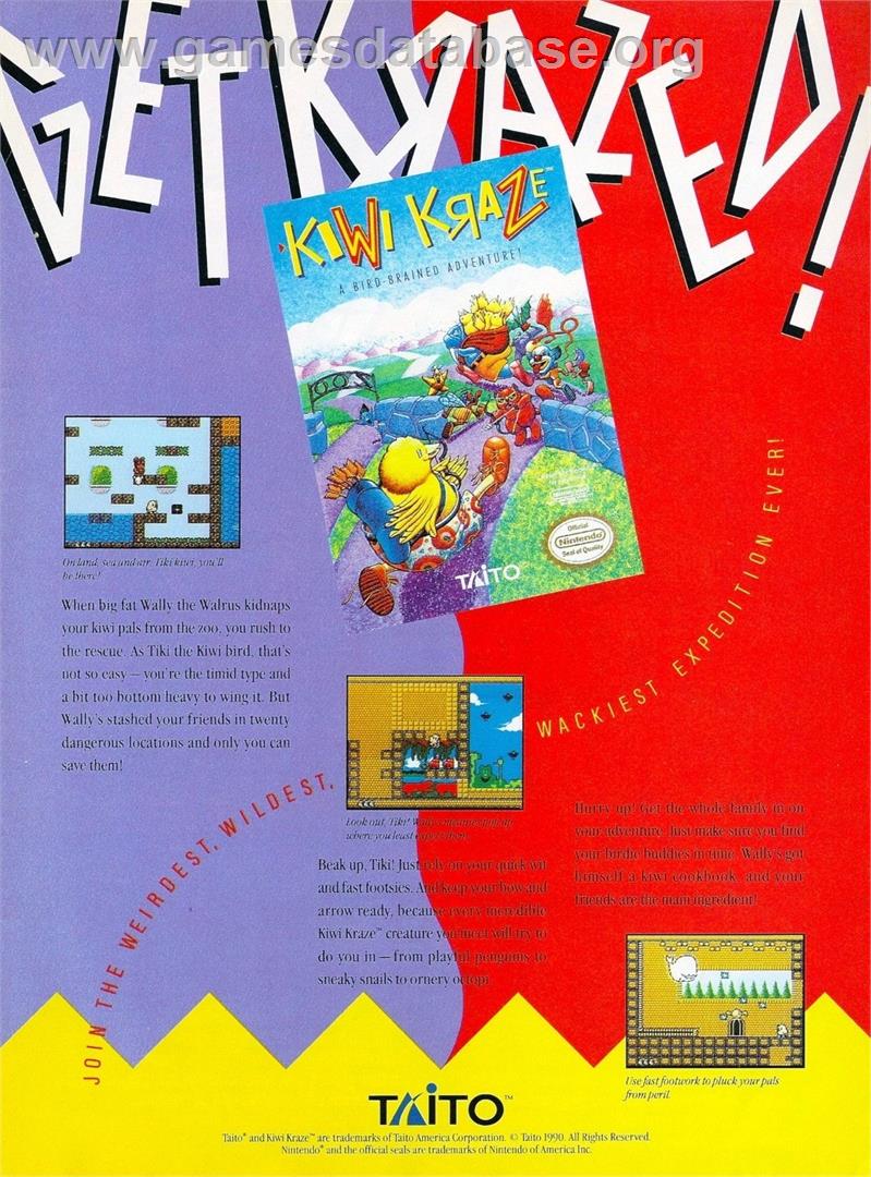New Zealand Story, The - Sharp X68000 - Artwork - Advert
