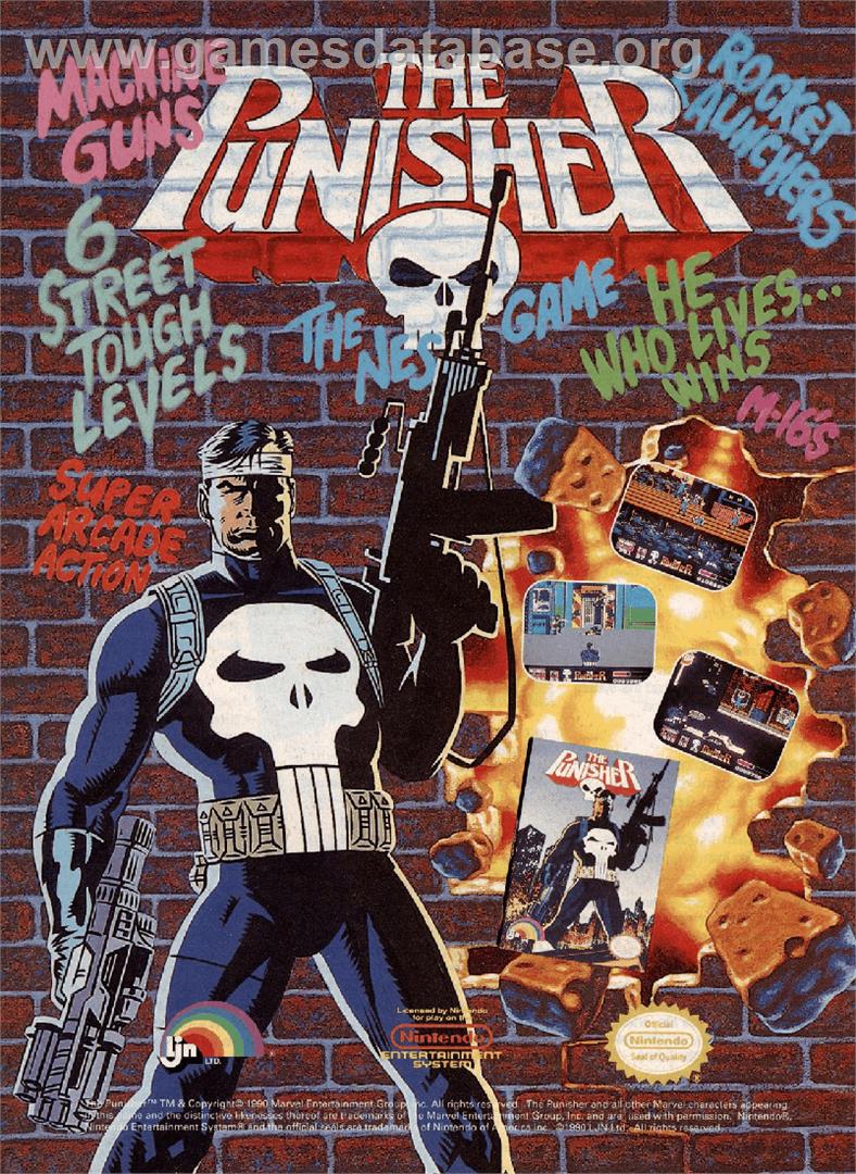Punisher, The - Commodore Amiga - Artwork - Advert