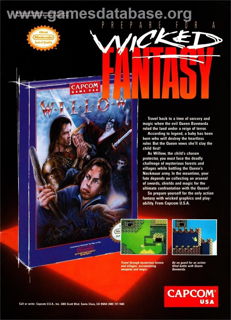 Willow - Atari ST - Artwork - Advert