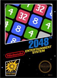 Box cover for 2048 on the Nintendo NES.