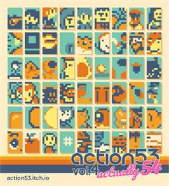 Box cover for Action 53 Volume 4 on the Nintendo NES.