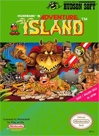 Box cover for Adventure Island on the Nintendo NES.