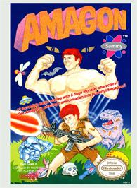 Box cover for Amagon on the Nintendo NES.