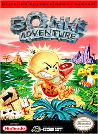 Box cover for B.C. Kid / Bonk's Adventure / Kyukyoku!! PC Genjin on the Nintendo NES.