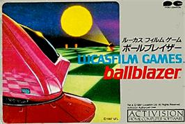 Box cover for Ballblazer on the Nintendo NES.