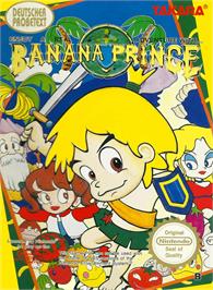 Box cover for Banana Prince on the Nintendo NES.