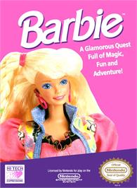 Box cover for Barbie on the Nintendo NES.