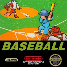 Box cover for Baseball on the Nintendo NES.