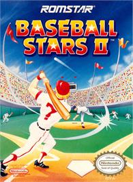 Box cover for Baseball Stars 2 on the Nintendo NES.