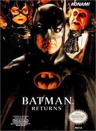 Box cover for Batman Returns on the Nintendo NES.