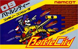 Box cover for Battle City on the Nintendo NES.