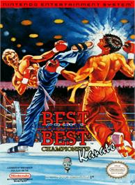 Box cover for Best of the Best Championship Karate on the Nintendo NES.