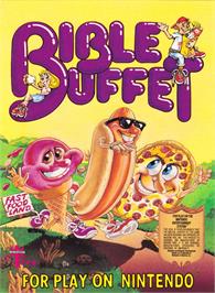 Box cover for Bible Buffet on the Nintendo NES.