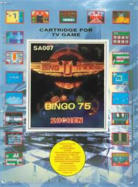 Box cover for Bingo 75 on the Nintendo NES.