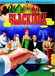 Box cover for Blackjack on the Nintendo NES.