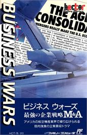 Box cover for Business Wars on the Nintendo NES.