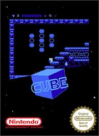 Box cover for CUBE on the Nintendo NES.