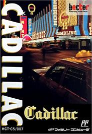 Box cover for Cadillac on the Nintendo NES.