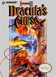 Box cover for Castlevania III: Dracula's Curse on the Nintendo NES.