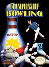 Box cover for Championship Bowling on the Nintendo NES.