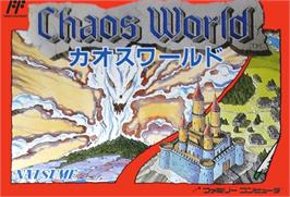 Box cover for Chaos World on the Nintendo NES.