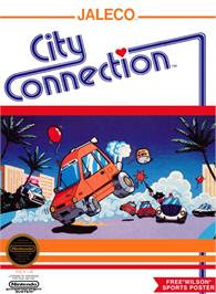 Box cover for City Connection on the Nintendo NES.