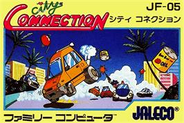 Box cover for City Connection on the Nintendo NES.
