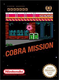 Box cover for Cobra Mission on the Nintendo NES.