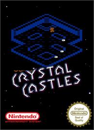 Box cover for Crystal Castles on the Nintendo NES.
