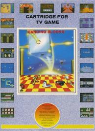 Box cover for Dancing Blocks on the Nintendo NES.
