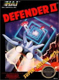 Box cover for Defender 2 on the Nintendo NES.