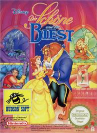 Box cover for Disney's Beauty And The Beast on the Nintendo NES.