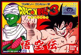 Box cover for Dragon Ball 3 - Gokuuden on the Nintendo NES.
